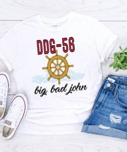 Uss John S. Mccain ,DDG-56, uss john mccain t shirt USS John S. Mccain big bad john Shirt for womem