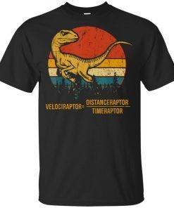 Velociraptor Distanceraptor Timeraptor Dinosaur Youth Kids T-Shirt