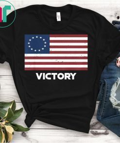 Vintage Betsy Ross US Victory Flag T-Shirt