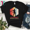 Vintage Floss 7th Birthday Gift for 7 Years Old Flossing T-Shirt