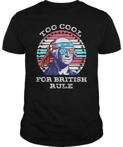 Vintage George Washington Too Cool For British Rule T-Shirt