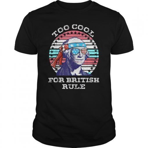 Vintage George Washington Too Cool For British Rule T-Shirt