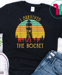 Vintage I Survived the Rocket Slide Gift T-Shirt