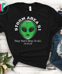 Vintage Storm Area 51 Green Alien Head T-Shirt