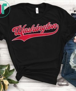 Washington Baseball , Retro Vintage National Gift T-Shirt