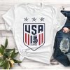 Women's National Soccer Team Shirt USWNT Alex Morgan, Julie Ertz, Tobin Heath, Megan Rapinoe. Unisex T-Shirt