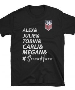 megan rapinoe t shirt, world cup champion shirt 2019-United States Women's National Soccer Team Shirt, Female Soccer Heroes Unisex Tshirt