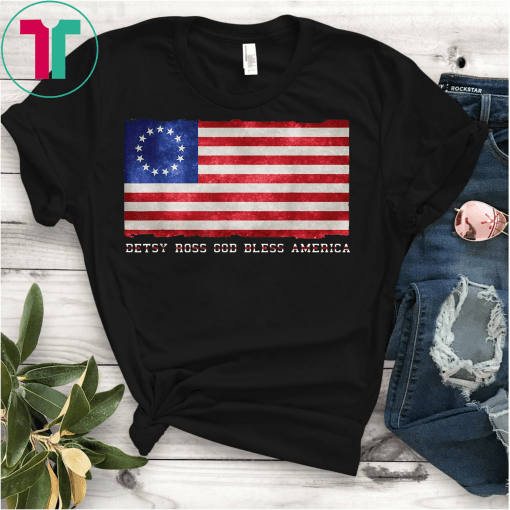 rush betsy ross American Flag T-Shirt Betsy Ross TShirt