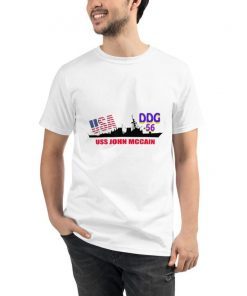 uss john mccain - men- t shirt