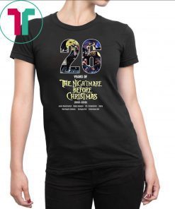 26 years of the nightmare before christmas 1993-2019 shirt