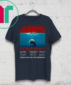 45th Years Of Jaws Anniversary Shark T-Shirt