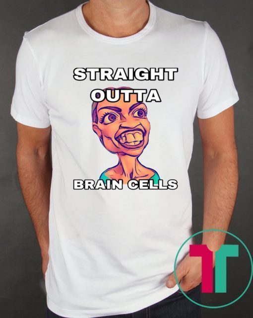 Alexandria Cortez Straight Outta Brain Cells Shirt