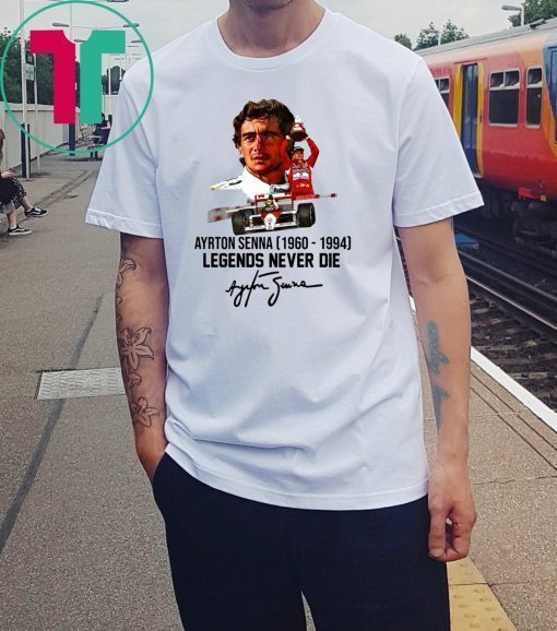 Ayrton Senna Legends Never die shirt