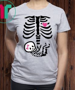 Baby Girl Skeleton Halloween Pregnancy Shirt