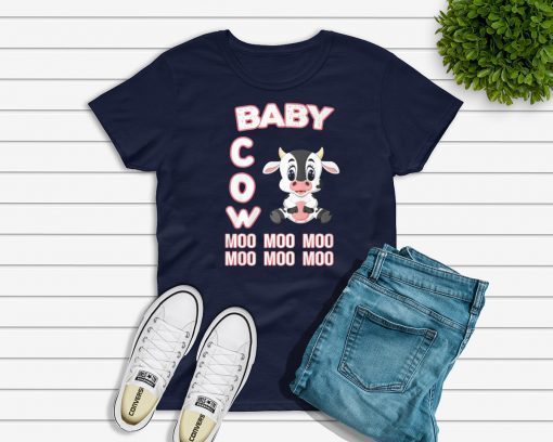 Baby cow moo moo moo shirt