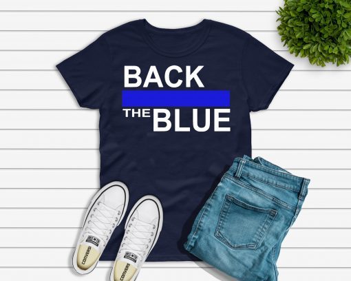 Back The Blue Tee Shirt