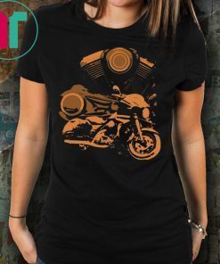Bagger Motorcycle V Twin Tee Shirt