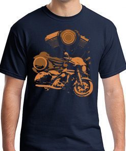 Bagger Motorcycle V Twin Tee Shirt