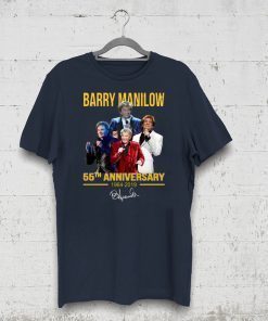 Barry manilow 55th anniversary 1964-2019 signature shirt