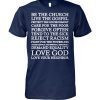 Be the church live the gospel protect the enviroment shirt