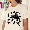 Black cat ink t-shirt for mens womens kids
