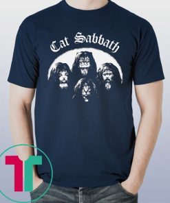 Black sabbath cat sabbath shirt