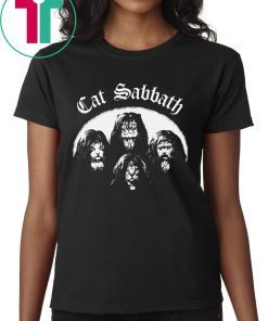 Black sabbath cat sabbath shirt