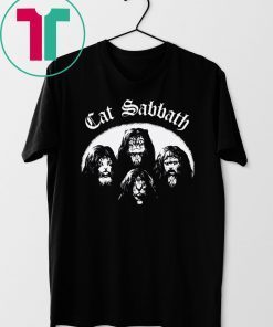 Black sabbath cat sabbath shirt