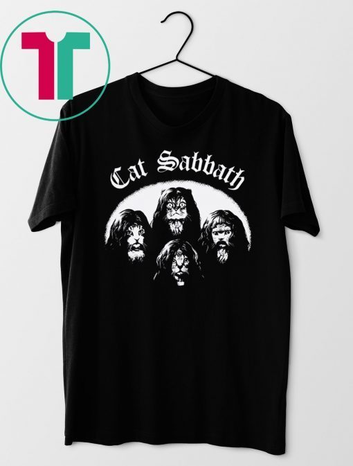 Black sabbath cat sabbath shirt