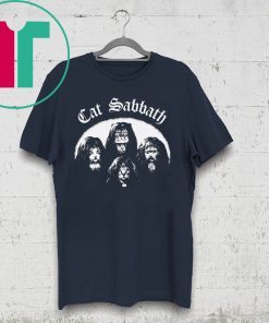 Black sabbath cat sabbath shirt