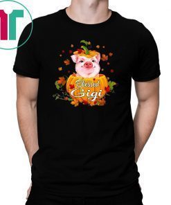 Blessed Gigi Pig Pumpkin Halloween Tee Shirt