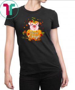 Blessed Gigi Pig Pumpkin Halloween Tee Shirt