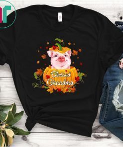 Blessed Grandma Pig Pumpkin Halloween T-Shirt