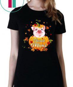 Blessed Mimi Pig Pumpkin Halloween Shirt