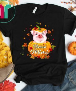 Blessed Mimi Pig Pumpkin Halloween Shirt