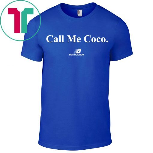 Blue Call Me Coco Cori Gauff Blue Shirt