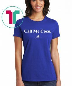 Blue Call Me Coco Cori Gauff Blue Shirt