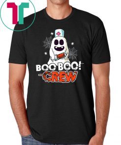 Boo Boo Crew Funny Nurse Ghost Halloween Costume T-Shirt