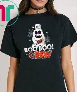 Boo Boo Crew Funny Nurse Ghost Halloween Costume T-Shirt