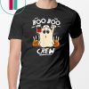 Boo Boo Crew Funny Nurse Ghost Halloween Gift Tshirt