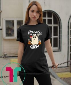 Boo Boo Crew Funny Nurse Ghost Halloween Gift Tshirt