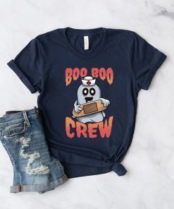 Boo Boo Crew Nurse Ghost Funny Halloween Costume Gift Tee Shirt