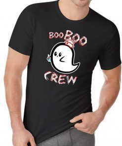 Boo Boo Crew Nurse Ghost Funny Halloween T-Shirt