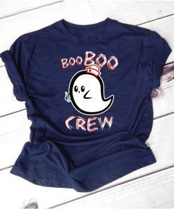 Boo Boo Crew Nurse Ghost Funny Halloween T-Shirt