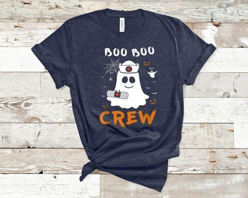 Boo Boo Crew Nurse Ghost Funny Halloween T-shirt