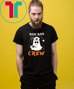 Boo Boo Crew Nurse Ghost Funny Halloween T-shirt
