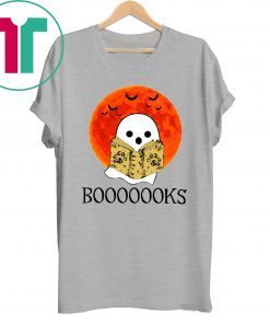 Booooks! Ghost Reading Books Halloween T-Shirt