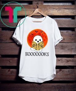 Booooks! Ghost Reading Books Halloween T-Shirt