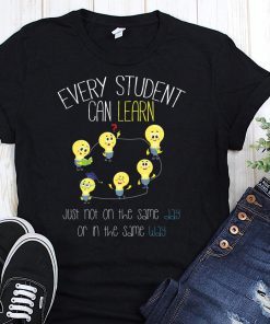 Bulds every student can learn just not on the same day shirt