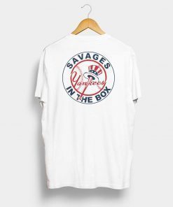 Buy Savages In The Box Funny Baseball Classic Funny Gift T-Shirt
